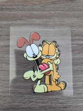 Garfield And Friends Retro Cartoon Raised UV DTF decal 3in X 2.5in Full Color picture