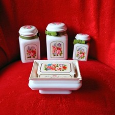 VTG Avon Country Garden Gift Set Soap W/ Dish Powder Sachet Beauty Dust Bath Oil picture