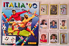 FIFA WORLD CUP ITALY 1990 PANINI - ALBUM + FULL SET 448/448 STICKERS REPRINT  picture
