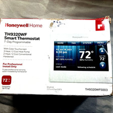 Honeywell TH9320WF Wi-Fi Touchscreen Smart Thermostat Open Box picture