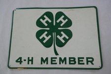 Vintage Original 4H Sign picture