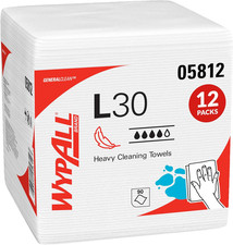 Generalclean L30 Heavy Duty Cleaning Wipes 12 Pack 1080 Sheets Quarterfold picture