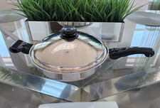SALADMASTER 5 QT WOK 316Ti TITANIUM STAINLESS STEEL WATERLESS ✅✅✅ VAPO LID picture