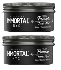 Immortal NYC Cream Pomade Shine/Firm Hold 150ml  ( 2 Pack  ) |  Iconic Men picture