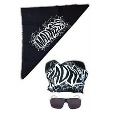 Macho Man Randy Savage Madness Bandana White Sunglasses Costume (Black... picture