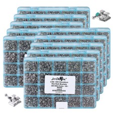 AZDENT Dental Orthodontic MIM Monoblock Brackets Braces Mini Roth/MBT Hooks 345 picture