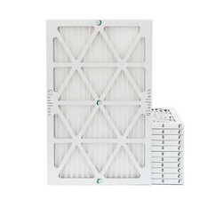 Glasfloss ZL 16x25x1 MERV 10 (FPR 7) Pleated HVAC Air Filters. Case of 12 picture