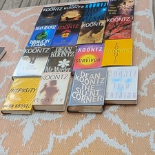 Dean Koontz 16 Hard Cover Book Mixed Lot picture