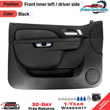 Interior Front Door Trim Panel Driver Side 84127285 For GM Ebony 2010-2014 Black picture