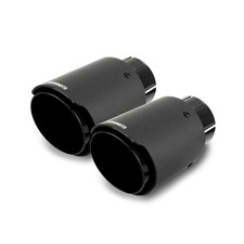 Mishimoto Carbon Fiber Dual Exhaust Tips, 2.5”, Black picture