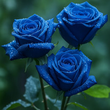 Blue Rose Seeds – 20 Seeds – Unique Color Rose Variety for Decorative Home picture