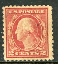USA 1919 Washington 2¢ Carmine Rose Type 3  Rotary Perf 11 Unwmk Sc#546 VFU F770 picture
