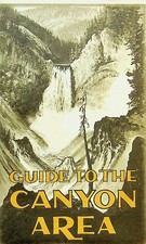 Yellowstone Park Canyon Area Map Brochure 4x6