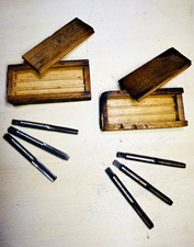 RARE Vintage 1920’s J.M. Carpenter 1/4-24 Tap sets (2 sets) picture