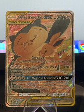Pokemon Eevee & Snorlax GX SM169 TAG TEAM Promo READ DESCRIPTION picture