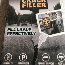 Asphalt Crack Filler, 17.6 Floz High Elasticity Asphalt Driveway Crack Filler... picture