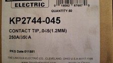 New in box. Welding supplies-Lincoln KP2744-045 Contact tip (1.2mm) 250A/350A picture