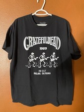 Grateful Dead T-shirt Size Large 100% Cotton Gently Used Great Condition Black picture