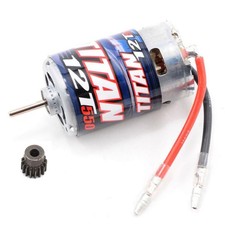 NEW Traxxas Titan Motor 12T (12 Turn, 550 Size) TRA3785 w/ 16T Tooth Pinion Gear picture