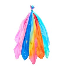 Sarah's Silks Set 5 Enchanted Playsilks - 100% Silk Play Scarves Kids And picture