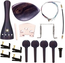 TUOREN 4/4 Full Size Violin Accessories Kit Bridge, size, Dark Brown picture