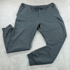 Patagonia Mahnya Fleece Pants Men XL Grey Joggers Organic Cotton Tapered Outdoor picture