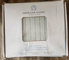 Lot Of 15 Pc American Olean Glass Mosaic Tile 11