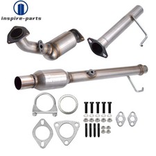 For 00-04 Toyota Tundra 3.4L V6 Front Rear Catalytic Converter Exhaust Pipe Pair picture