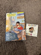 Nick and Charlie A Heartstopper Novella Alice Oseman Hardcover with Pin NEW picture