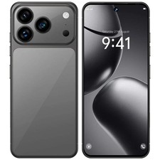 i17 Pro Max Android 16GB RAM 1TB Storage 5G 6.8in Screen Titanium Black picture