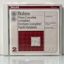 Brahms Piano Concertos Complete Overtures Haydn Variations 2CD Philips Duo picture