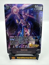 Beerus FS09-13 Legends Stamp Foil Dragon Ball Super Card Game Fusion World | NM picture