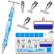 LEIYULY 13 PCS Thin Diamond Art Pens, Ergonomic Diamond Art Accessories picture