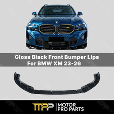 Fit 2023-2026 BMW XM G09 Gloss Black Front Bumper Lip Car Spoiler Body Kit picture