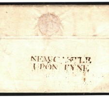 GB Northumberland Cover *NEWCASTLE UPON TYNE* 1790 Postmark EL {samwells}74.1 picture