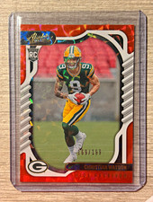 Panini 2022 Absolute Christian Watson RC Orange Mosaic /199 #119 picture