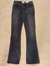 NWT Miss Sixty Tommy Bootcut Flare Jeans Dark Wash Made in Italy Size 24 picture