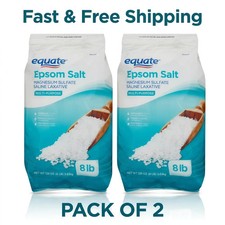 Equate Epsom Salt, Magnesium Sulfate, 128 oz (8lb), Unscented - ( PACK OF 2 ),.. picture
