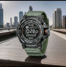 Activa Strike X Invicta Digital Men's Watch. Black/Green. ACW8020-003 56mm picture