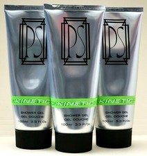 PS KINETIC SHOWER GEL 3.3 fl oz for MEN by PAUL SEBASTIAN (3 pk) picture