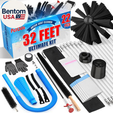 32-Feet Dryer Vent Cleaner Kit, Dryer Vent Cleaning Kit Lint Remover with Dryer picture