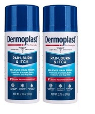 Dermoplast Pain, Burn&Itch Spray for Minor Cuts, Burns, 2.75 oz, 2 Pack picture