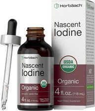 Nascent Iodine 325mcg 4oz Organic Liquid Supplement Non-GMO Gluten Free USA picture