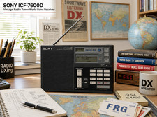 SONY ICF-7600D 🌈RaRe🌈 Vintage Radio Tuner World Band Receiver picture