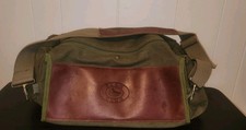 Canvas Leather Duck Club Travel Bag  Fly Fishing Hunting Orvis Battenkill STYLE picture