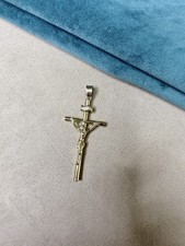 Classic Catholic Jesus Corpus Crucifix Cross Pendant picture