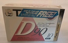 TDK Blank Audio Cassette Tape Lot of 10+1,  [10] D90 & [1] SA90. New Sealed. picture