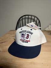 Vintage Boston Red Sox SnapBack Wild Card 1996 1990s 90s Deadstock NOS picture