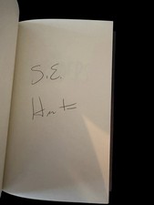 S. E. Hinton The Outsiders  1st edition Hardcover Signed  RARE picture
