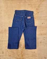 Vintage 90s Wrangler USA 13mwz NWOT Deadstock Raw Denim Western Jeans W28 L38 picture